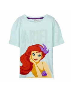 Child's Short Sleeve T-Shirt Disney Princess Light Green 3 Years
