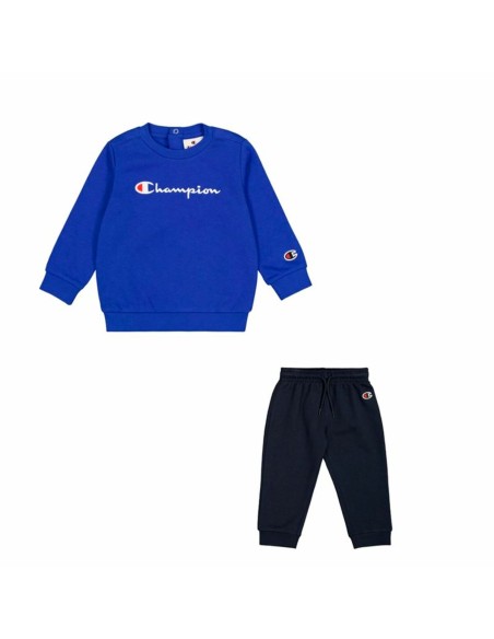 Sports Outfit for Baby Champion Crewneck Suit  Blue