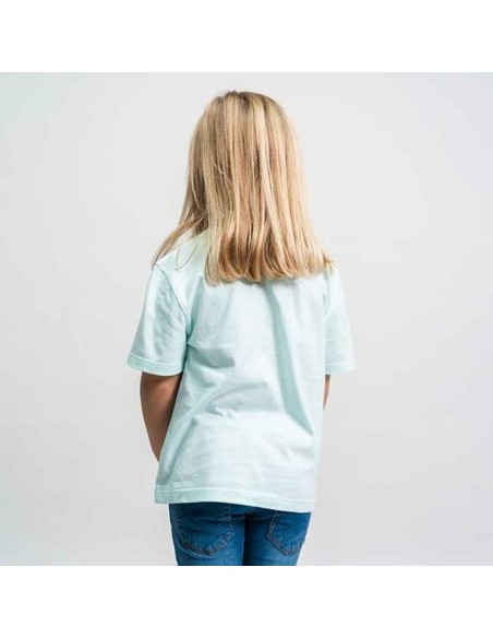 Child's Short Sleeve T-Shirt Disney Princess Light Green 3 Years