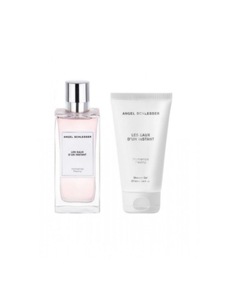 Unisex' Perfume Set Angel Schlesser Les Eaux d'un Instant Immense Peony 2 Pieces