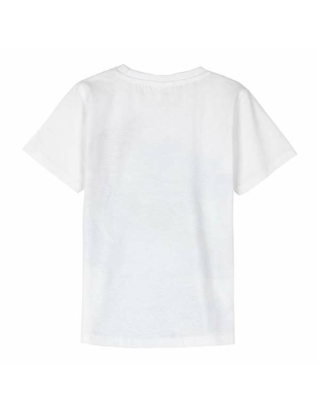 Child's Short Sleeve T-Shirt Stitch White 5 Years