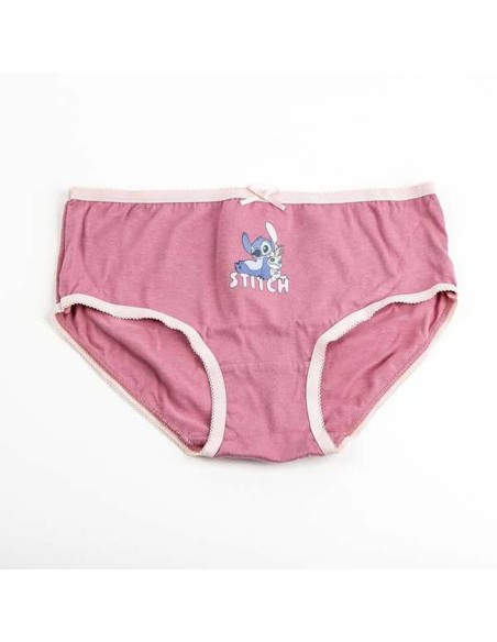 Pack of Girls Knickers Stitch Multicolour