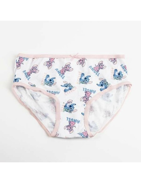 Pack of Girls Knickers Stitch Multicolour