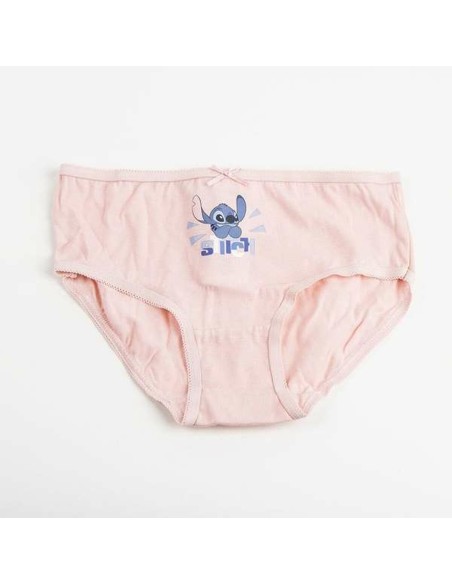 Pack of Girls Knickers Stitch Multicolour