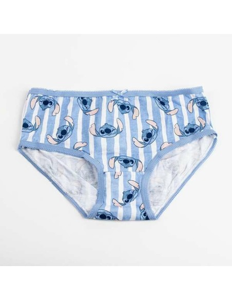 Pack of Girls Knickers Stitch Multicolour