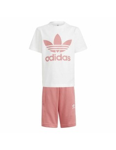 Children's Sports Outfit Adidas Trifolio  White 2