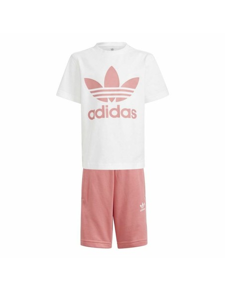 Children's Sports Outfit Adidas Trifolio  White