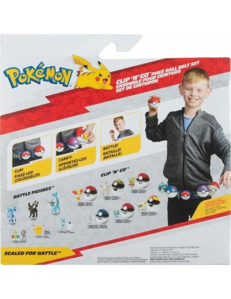 Set of Figures Pokémon Clip 'N' Go - Squirtle 5 cm 5 Pieces