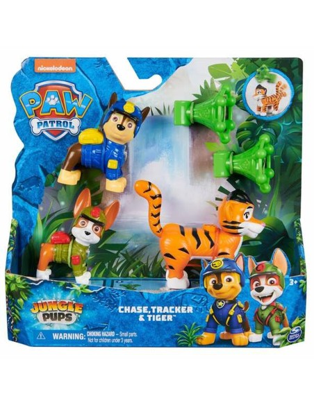 Playset The Paw Patrol Jungle 19,05 x 20,23 x 5,71 cm 4 Units