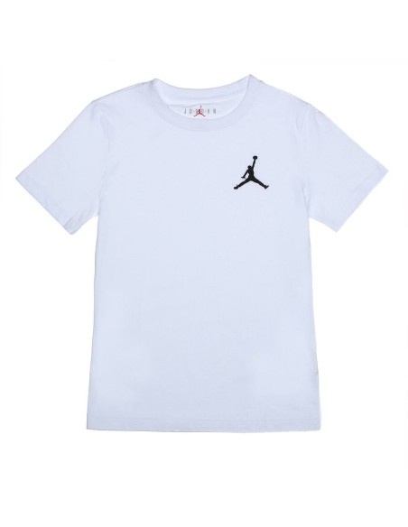 Child's Short Sleeve T-Shirt Nike JDB JUMPMAN AIR EMB 95A873 001 Black
