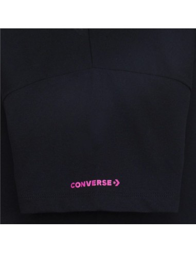 Child's Short Sleeve T-Shirt Converse Boyfriend Graphicrt Black