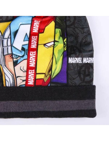 Hat, Gloves and Neck Warmer The Avengers Grey