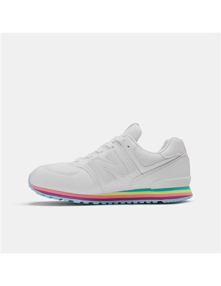 Sports Shoes for Kids New Balance 574 Core White