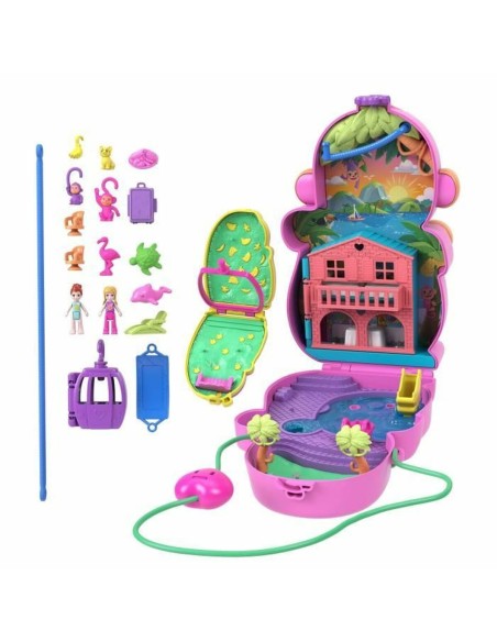 Baby Doll with Accessories Polly Pocket Mommy Monkey and Baby