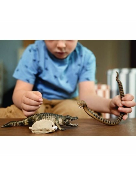 Playset Schleich Alligator/Anaconda Duel Set 4 Pieces