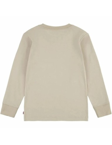 Children’s Long Sleeve T-Shirt Levi's Lvb L/S Batwing Beige