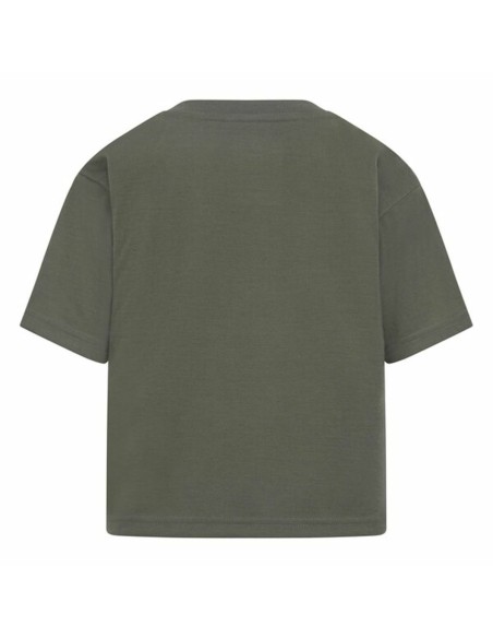 Child's Short Sleeve T-Shirt Converse Chuck Patch Boxy Olive