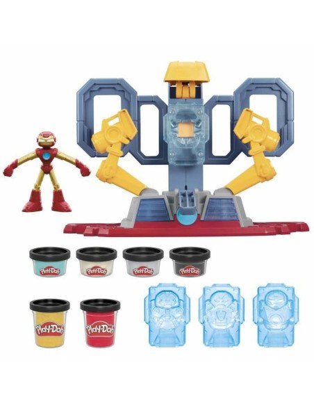 Modelling Clay Game Play-Doh Iron Man Armor Factory Yellow