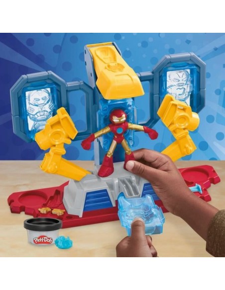 Modelling Clay Game Play-Doh Iron Man Armor Factory Yellow
