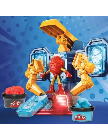 Modelling Clay Game Play-Doh Iron Man Armor Factory Yellow