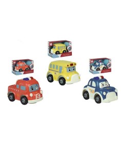 Vehicle Fire Engine Bus with sound Police Car 22 x 11 x 14 cm (22 x 11 x 14 cm)