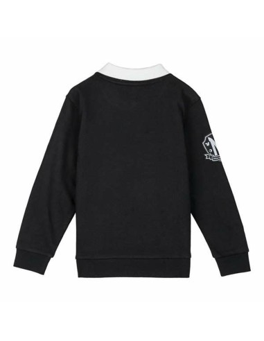 Hoodless Sweatshirt for Girls Wednesday Dark grey