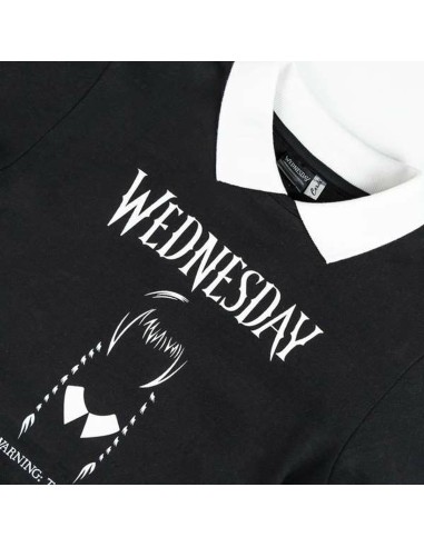 Hoodless Sweatshirt for Girls Wednesday Dark grey
