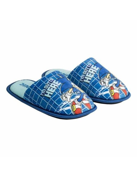 House Slippers Sonic Blue