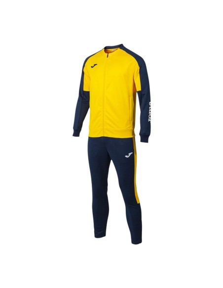 Children’s Tracksuit Joma Sport Eco Championship Yellow Navy Blue 2 Pieces