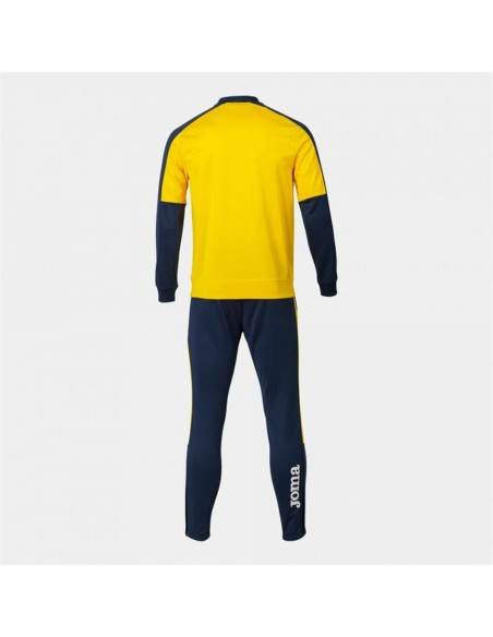 Children’s Tracksuit Joma Sport Eco Championship Yellow Navy Blue 2 Pieces