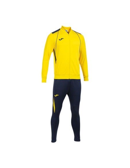 Children’s Tracksuit Joma Sport Championship VII Yellow Navy Blue 2 Pieces