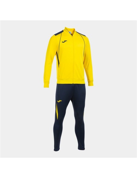 Children’s Tracksuit Joma Sport Championship VII Yellow Navy Blue 2 Pieces