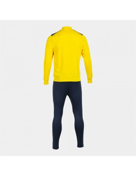 Children’s Tracksuit Joma Sport Championship VII Yellow Navy Blue 2 Pieces