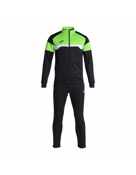 Children’s Tracksuit Joma Sport Danubio III Black Green 2 Pieces