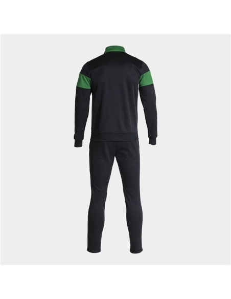 Children’s Tracksuit Joma Sport Danubio III Black Green 2 Pieces