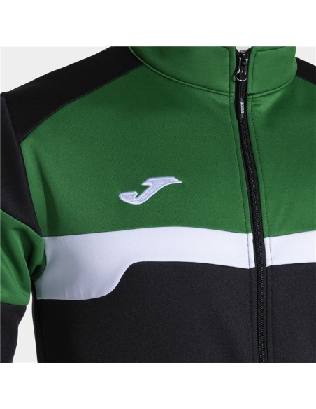 Children’s Tracksuit Joma Sport Danubio III Black Green 2 Pieces