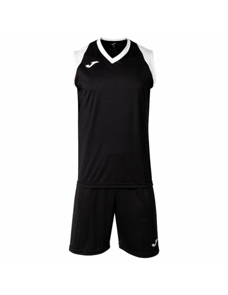 Children's Sports Outfit Joma Sport Final II Black Multicolour 2 Pieces
