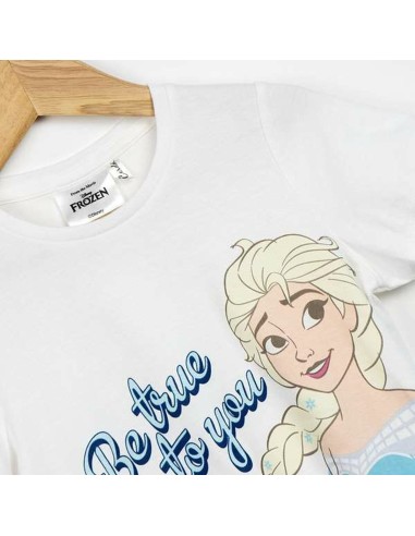 Child's Short Sleeve T-Shirt Frozen White