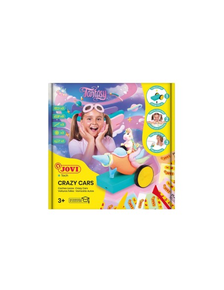 Modelling Clay Game Jovi Crazy Cars Fantasy Multicolour (1 Piece)