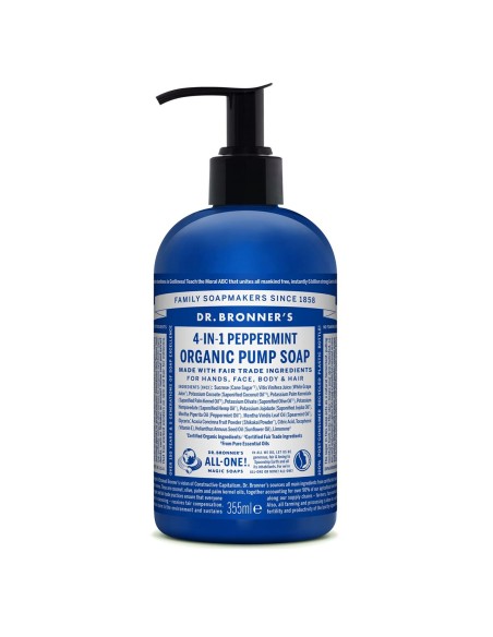 Hand Soap Dr Bronner's 4 in 1 Peppermint 355 ml