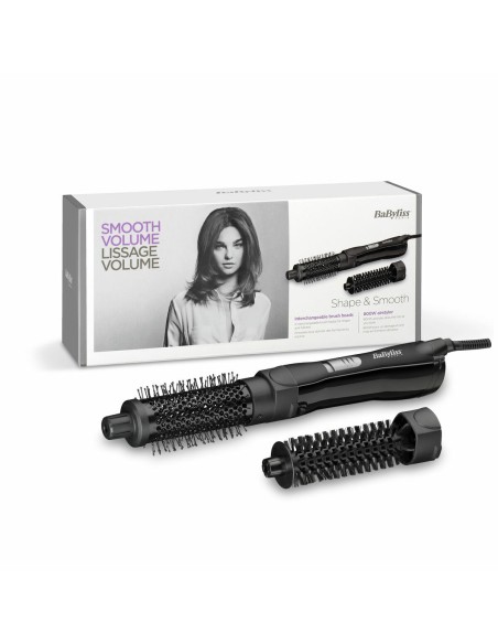 Styling Brush Babyliss SHAPE&SMOOTH Black (2 Units)