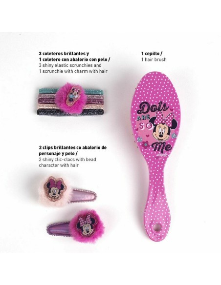 Child's Hairedressing Set Inca Minnie Mouse (8 Pieces)