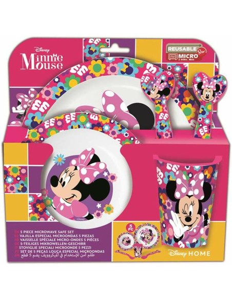Children's dish set Minnie Mouse Minnie Bold Florals 5 Pieces