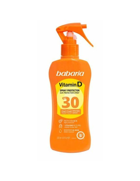 Spray Sun Protector Babaria Spf 30 200 ml Vitamin D