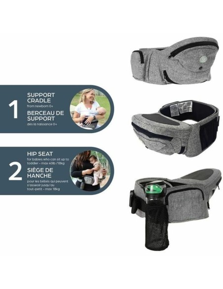 Baby Carrier Backpack Dreambaby Grey + 0 Months