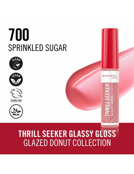 Lip-gloss Rimmel London THRILL SEEKER Nº 700-Sprinkled Sugar 6 ml