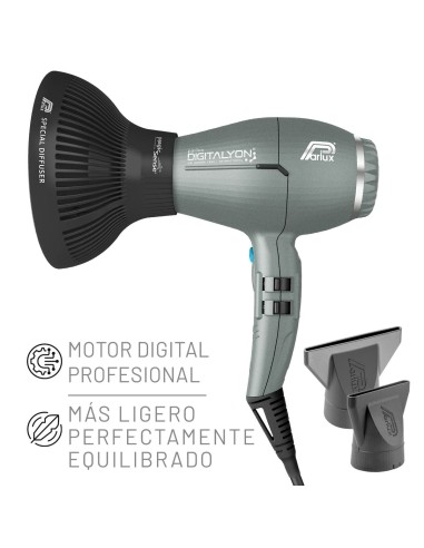 Hairdryer Parlux Digitalyon Grey 2400 W