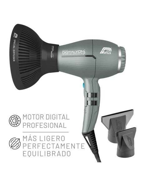 Hairdryer Parlux Digitalyon Grey 2400 W