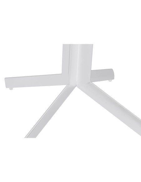 Table set with 2 chairs Home ESPRIT White Metal polypropylene 60 x 60 x 102 cm