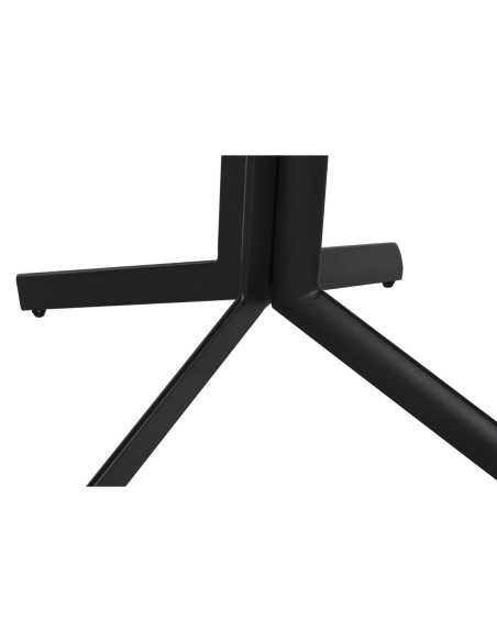 Table set with 2 chairs Home ESPRIT Black Metal polypropylene 60 x 60 x 102 cm